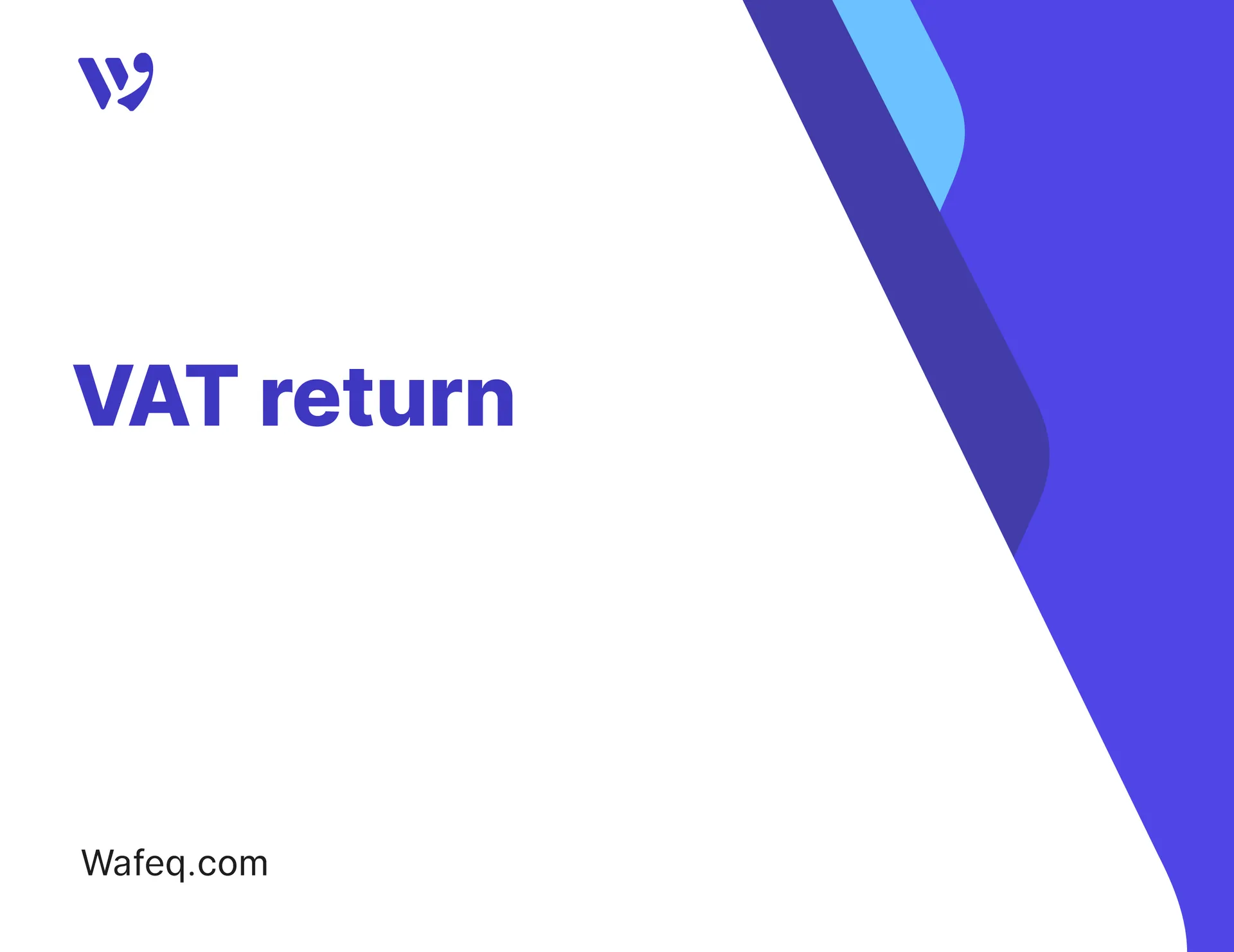 VAT return